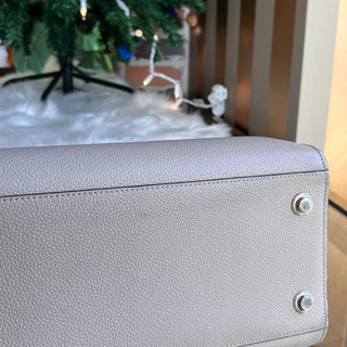 LOUIS VUITTON City Steamer MM Beige Black Two-Tone Tote