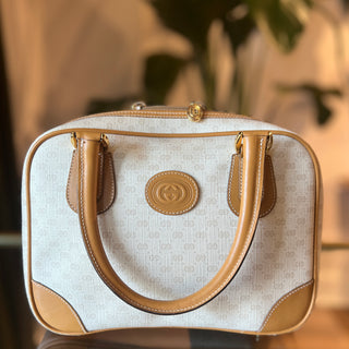 GUCCI Vintage Micro GG Monogram Handle Bag
