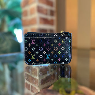 LOUIS VUITTON Murakami Black Cles NM Key Pochette