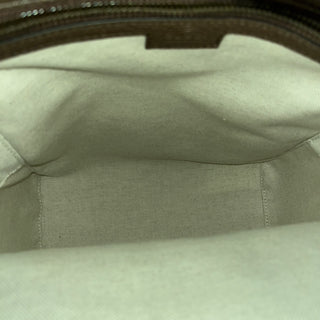 GUCCI Small Ophidia Day Beige Ebony GG Supreme Monogram Canvas New Acero Calfskin Backpack Bag