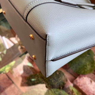 TORY BURCH Perry Small Blue Triple Compartment Tote