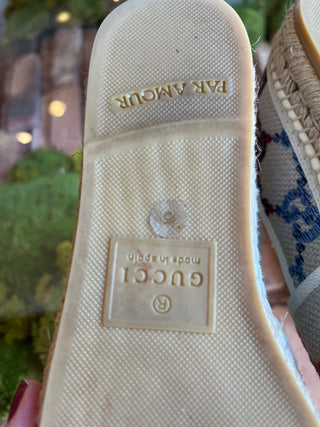 GUCCI Rainbow espadrilles jumbo gg 35.5