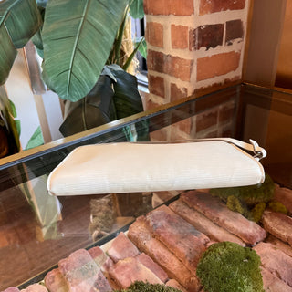 LOUIS VUITTON Pochette Accessories 24 Ivory Epi Leather Shoulder Bag
