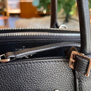 LOUIS VUITTON City Steamer MM Beige Black Two-Tone Tote