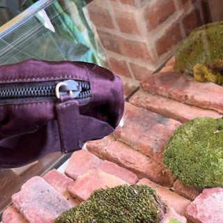 PRADA Purple Satin Pouch