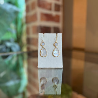 IPPOLITA White Mother of Pearl 18K Gold Teardrop Earrings