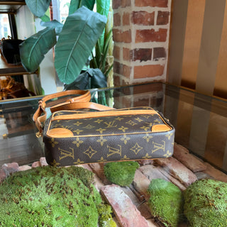 LOUIS VUITTON Trocadero Brown Monogram Canvas Vintage Crossbody