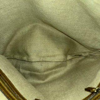 GUCCI Pelham Gold Leather Sudded Hobo Bag