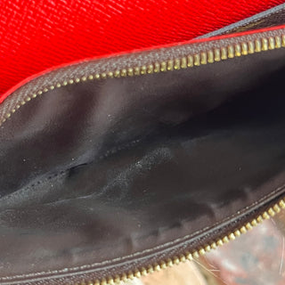 LOUIS VUITTON Coquelicot LV Monogram Canvas Emilie Wallet