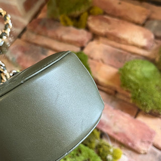 CHANEL 19 Round Green Quilted Lambskin Crossbody