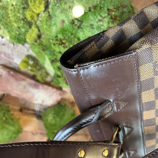 LOUIS VUITTON Soho Brown Damier Ebene Canvas Backpack