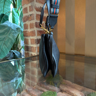 PRADA Vitello Phenix Double Zip Crossbody