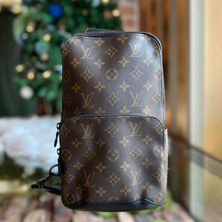 LOUIS VUITTON Avenue Macassar Sling Monogram Canvas Crossbody
