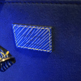 LOUIS VUITTON Twist Pins Blue Epi Tote