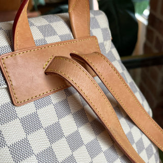 LOUIS VUITTON Sperone Damier Azur Canvas Backpack Bag