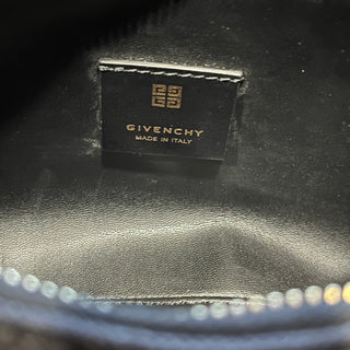 GIVENCHY Black Logo-Printed Canvas Shoulder Bag