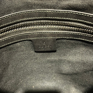 GUCCI Black GG Supreme Monogram Canvas Crossbody Bag