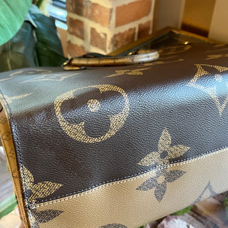 LOUIS VUITTON OnTheGo GM Brown Giant Reverse Monogram Tote Bag