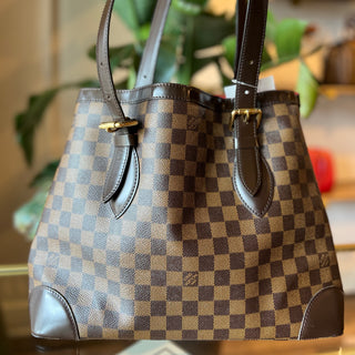 LOUIS VUITTON Damier Ebene Hampstead GM Tote