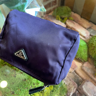PRADA Purple Nylon Pouch Bag