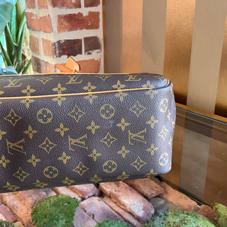 LOUIS VUITTON Deauville Brown Monogram Canvas Vintage Satchel