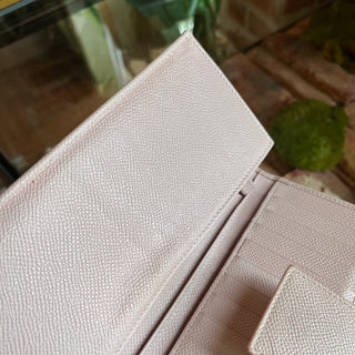 BVLGARI Serpenti Pink Leather Long Wallet