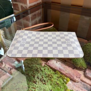 LOUIS VUITTON Damier Azur Neverfull Pochette