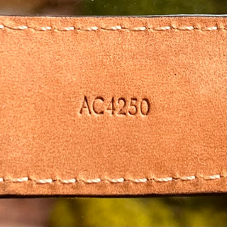 LOUIS VUITTON Mini Monogram Truck Buckle Belt SZ 80/32