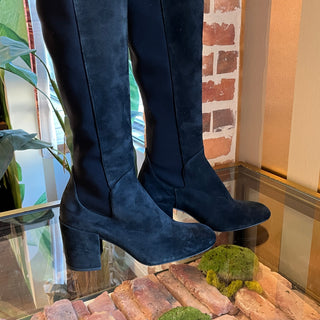 STUARTZ WEITZMAN Black Suede Knee High Boots SZ7.5