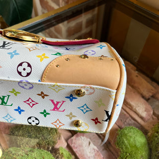LOUIS VUITTON Beverly White Monogram Multicolor Canvas Shoulder Bag