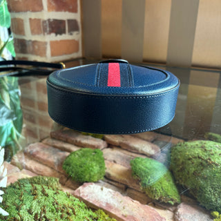 GUCCI Blue Round Crossbody