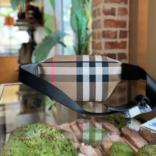 BURBERRY Sonny IP Check Canvas Belt Bag