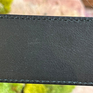 GUCCI GG Marmont Black Leather Wide Belt SZ 95/38
