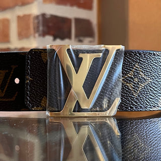 LOUIS VUITTON LV Monogram Canvas Belt SZ 85/34