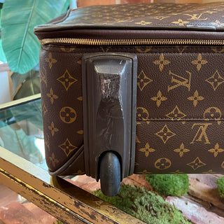 LOUIS VUITTON Pegase 60 Brown Monogram Canvas Rolling Luggage