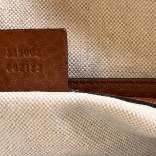 GUCCI Crafty Yellow GG Canvas Tote Bag