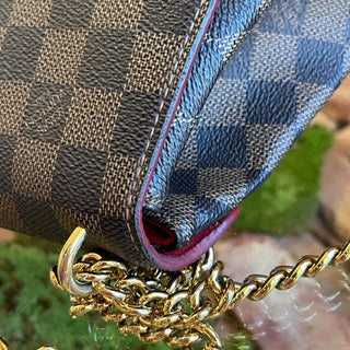 LOUIS VUITTON Caissa Damier Ebene Canvas Shoulder Bag