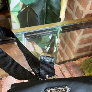 PRADA Black Nylon Belt Bag