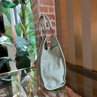 GUCCI Bardot Joy Green Guccissima Leather Hobo Bag