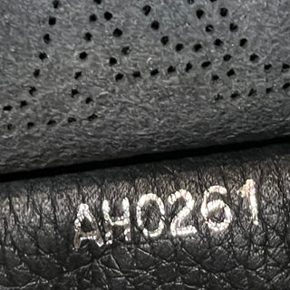 LOUIS VUITTON Carmel Black Mahina Leather Hobo Bag