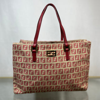 FENDI Zucchino Red Mini Tote