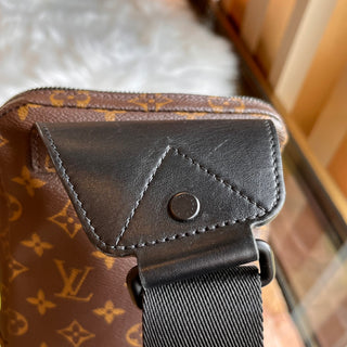 LOUIS VUITTON Avenue Macassar Sling Monogram Canvas Crossbody