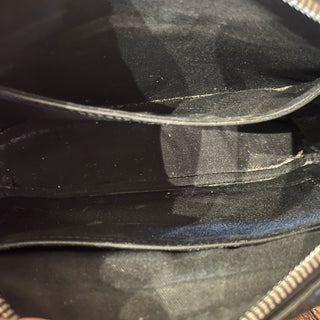 MCM Black Visetos Monogram Canvas Camera Crossbody Bag