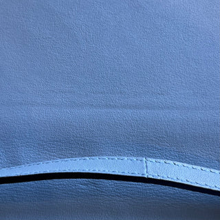 GUCCI Micro Gucciassima Blue Calfskin Crossbody Wallet