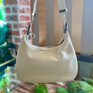 GUCCI Beige Leather Shoulder Bag