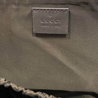 GUCCI Beige Ebony GG Supreme Canvas Diaper Bag