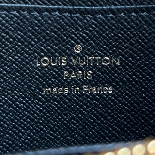 LOUIS VUITTON Giant Monogram Brown Leather Zippy Coin Purse