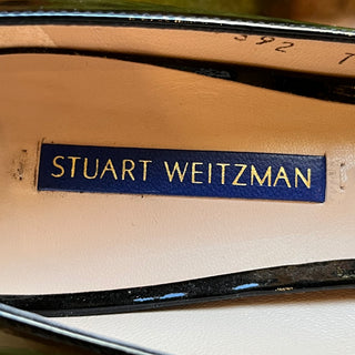 STUART WEITZMAN Black Patent Leather Heels SZ 7.5