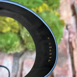 CHANEL Black Leather Chain Thong Sandals SZ36.5(6.5)