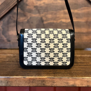 CELINE Medium Triomphe Canvas Triomphe Shoulder Bag